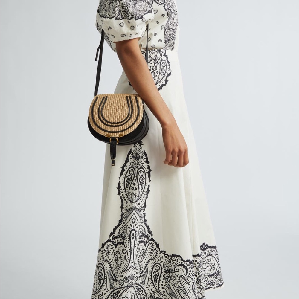 Chloé Marcie small flap crossbody bag in leather - Picture 3 of 9